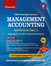 Commercial CMA Knowledge Series On Management Accounting Book for CMA Inter by FCMA GC Rao